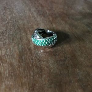 Emerald 925 Sterling Silver Ring
